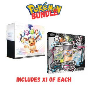 In Stock Items: POKÉMON TCG Prismatic ETB x Unova Poster Collection
