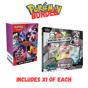 POKÉMON TCG Destined Rivals Booster Bundle + Unova Poster Collection