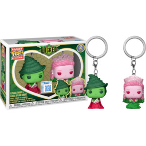 Pocket Pop: Wicked (2024) - Glina & Elphaba (Ombre) Pop! Keychain 2-Pack