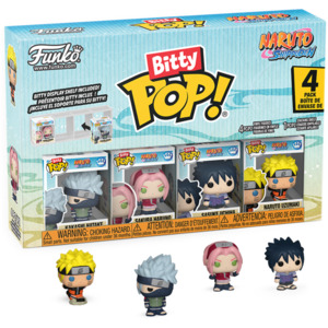 Funko Multi Packs: Naruto Team 7 Bitty Pop! 4-Pack
