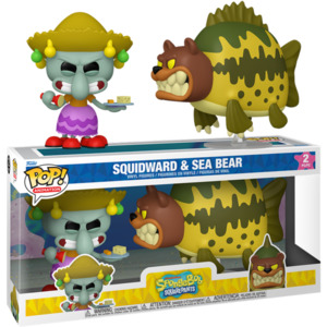 Funko Multi Packs: Spongebob - Squidward & Sea Bear Pop! Vinyl 2 Pack