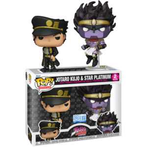 Jojo's Bizarre Adventure - Jotaro Kujo & Star Platinum US Exclusive Pop! Vinyl 2-Pack