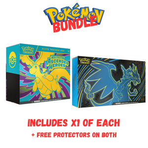 Pokémon TCG Ascended Heroes Elite Trainer Box x Mega Charizard X ex UPC Bundle