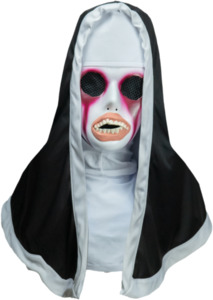 Masks Costumes: The Purge - Nun Mask with Light Up Hood