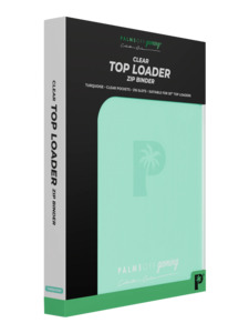 Palms Off Collector’s Series Top Loader Zip Binder – Turquoise