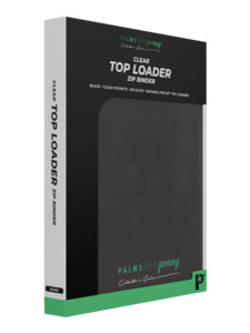 Palms Off Collector’s Series Top Loader Zip Binder – Black