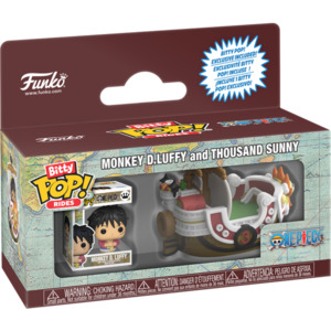 Large Pops: One Piece – Luffy with Thousand Sunny Bitty Pop! Ride
