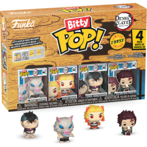 Funko Multi Packs: Demon Slayer – Inosuke Bitty Pop! 4-Pack