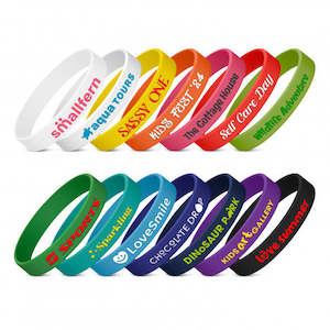 Children: Kids Silicone Wrist Band - Embossed