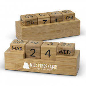 Desk Items: Bamboo Calendar
