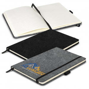 Notebooks: RPET Felt Hard Cover Notebook