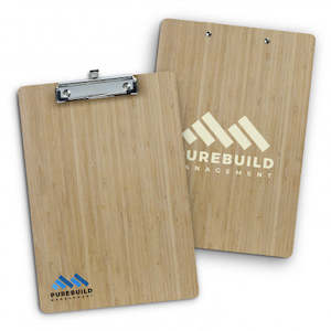 Stationery: Bamboo Clipboard