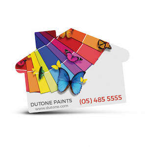 Ad Labels: AD Labels 70 x 50mm - House Shaped