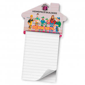 Magnets: Magnetic House Memo Pad - A7