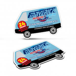 Magnets: Fridge Magnet 90 x 55mm - Van Shape