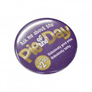 Badges: Button Badge Round - 75mm