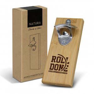 Bottle Openers: NATURA Bamboo Fridge Bottle Opener