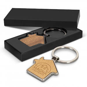 Key Rings: Santo House Shaped Key Ring