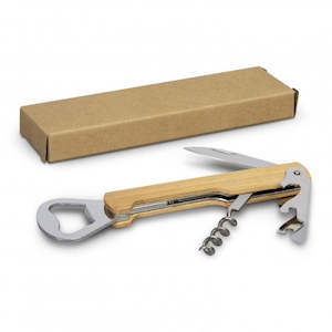 Bottle Openers: Wooden Wine Waiters Knife
