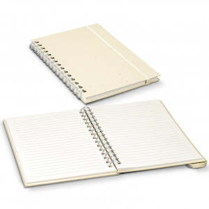 Notebooks: Terra Recycled Paper Spiral Notebook