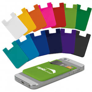 Phone Wallets: Silicone Phone Wallet - Indent