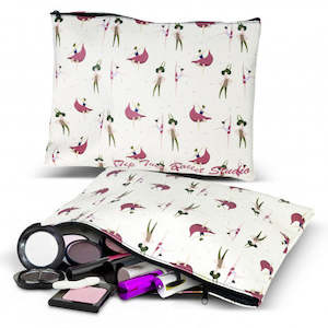 Toiletry Bags: Flora Cosmetic Bag - Large