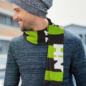Products: TRENDS Fairbanks Custom Knitted Scarf - Promotrenz