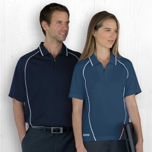The Catalogue Dri Gear Piped Ottoman Instinct Polo - Promotrenz