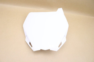 YZ450F 2008 Front Number Board Plastic White Cycra 258