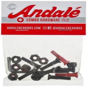 Andale Combo Hardware Red - 7/8"