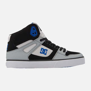 Dc: DC Pure High Top - Black/White/Blue