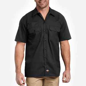 Dickies: Dickies 1574 SS Work Shirt - Black