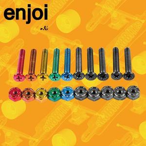Enjoi: Enjoi Colourful Little Buddies Hardware - 1"