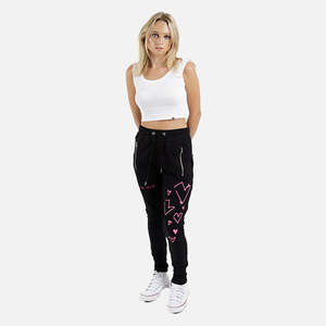 Federation: Federation Escape Trackies With Love - Black/Hot Pink