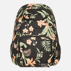 Roxy: Roxy Shadow Swell Printed Backpack - Anthracite Island Escape