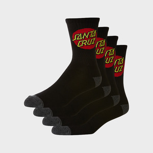Santa Cruz: Santa Cruz Classic Dot Youth Socks - Black