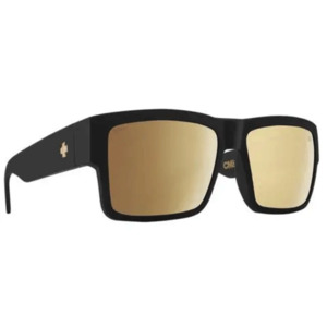 Spy: Spy Sunglasses Cyrus Club Midnite - Soft Matte Black Happy Bronze/Gold Spectra Mirror