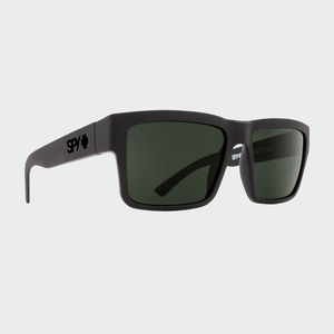 Spy Sunglasses Montana - POLAR Soft Matte Black Happy Grey Green