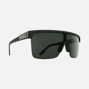 Spy: Spy Sunglasses Flynn 5050 - Soft Matte Black HD Plus Grey Green