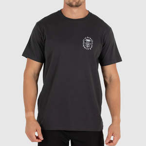 Unit Tropics Tee - Washed Black