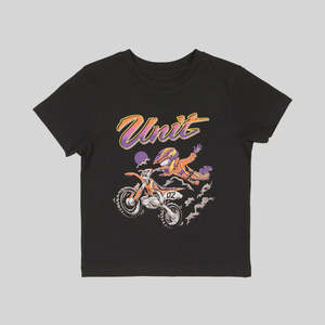 Unit 1: Unit Kids Rock Solid Tee - Black