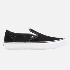 Vans: Vans SKATE Slip On - Black/White