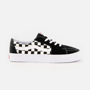 Vans: Vans Sk8-Low - Black/Checkerboard
