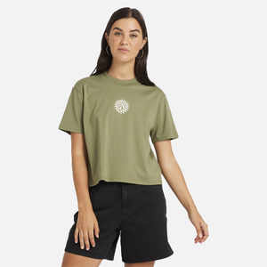 Volcom: Volcom Dial Crop Tee - Moss Stone