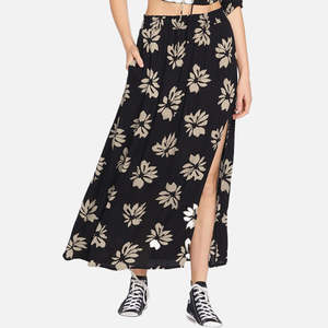 Volcom Get Wyld Maxi Skirt - Black