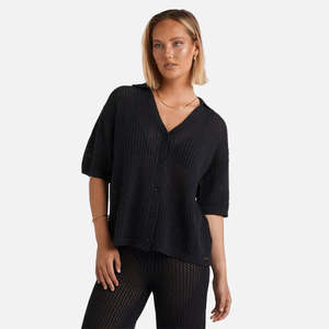 Volcom: Volcom Saltie Stone Cardi - Vintage Black