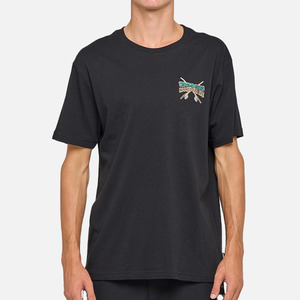 The Mad Hueys: The Mad Hueys Frothin Hooked For Life Tee - Black