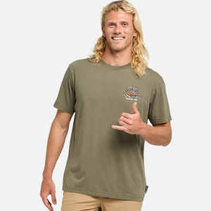 The Mad Hueys Kraken Port Hole Tee - Olive
