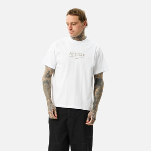Afends: Afends Spinal Boxy Tee - White