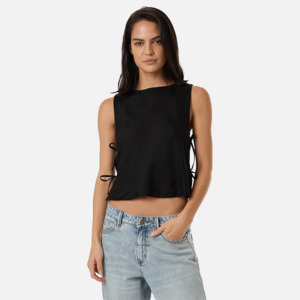Thrills: Thrills Ember Tie Top - Black